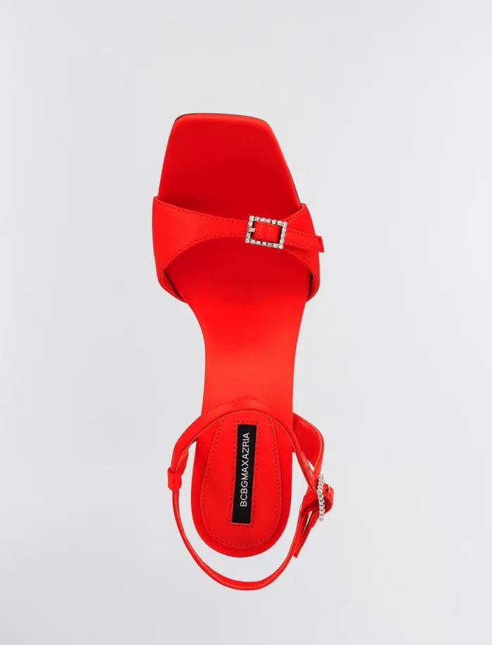 Women BCBG Shoes Skena Sandal Heel Lava