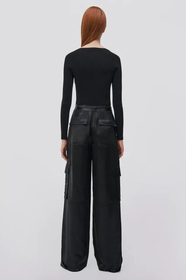 Women Beatriz Pant Black Jonathan Simkhai Pants and Bottoms