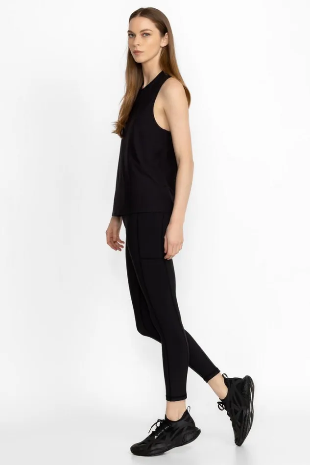 Women Bee Active Legging With Pockets Black Johnny Was Bottoms Women Bee Active Legging With Pockets Black Johnny Was Bottoms