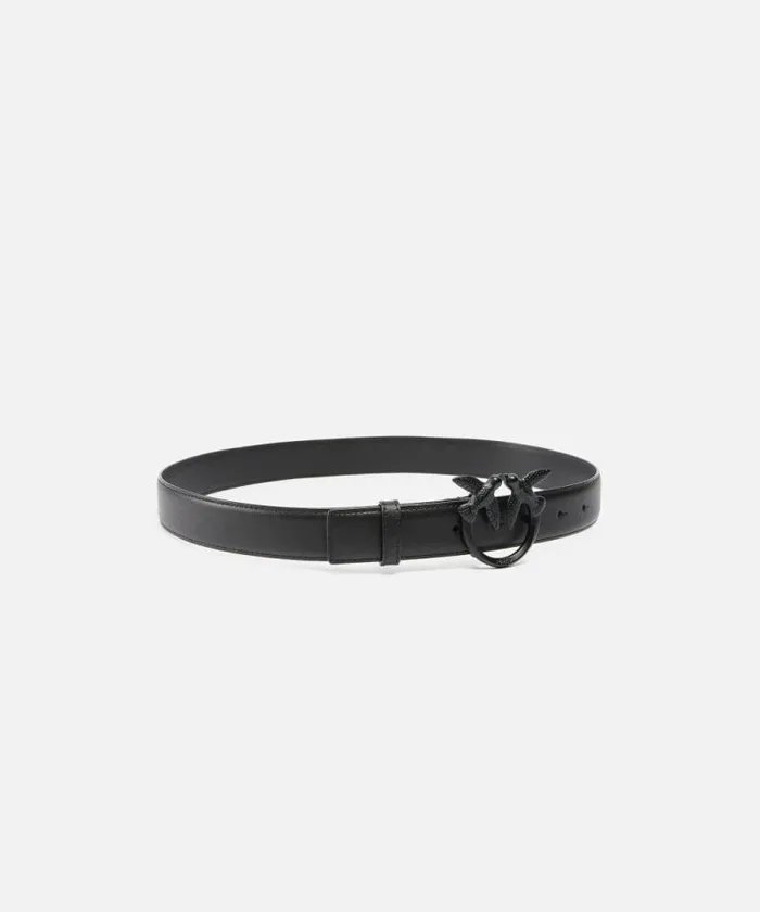 Women Belts Pinko Belt With Colored Buckle 3cm Limo Black Block Colour Women Belts Pinko Belt With Colored Buckle 3cm Limo Black Block Colour