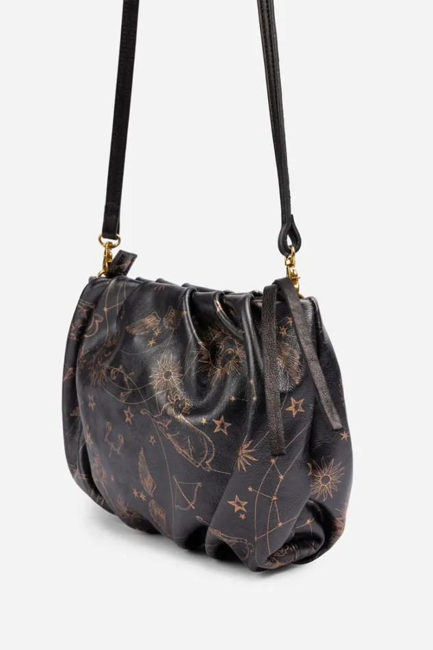 Women BIJOU RUCHED ITALIAN LEATHER CROSSBODY Multi Johnny Was Handbags Women BIJOU RUCHED ITALIAN LEATHER CROSSBODY Multi Johnny Was Handbags