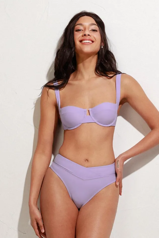 Women Bikini Sets Cupshe Nature Trip Paneled Underwire And Banded High Waist Bikini Set Purple Women Bikini Sets Cupshe Nature Trip Paneled Underwire And Banded High Waist Bikini Set Purple