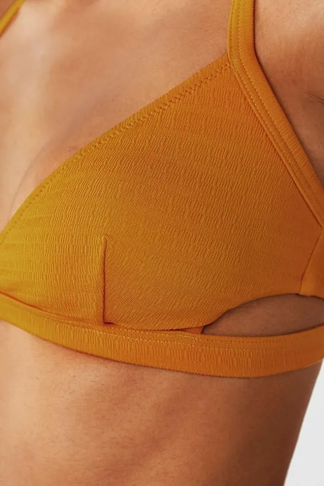 Women Bikini Sets Cupshe Summer Cutout Criss Cross Bikini Yellow
