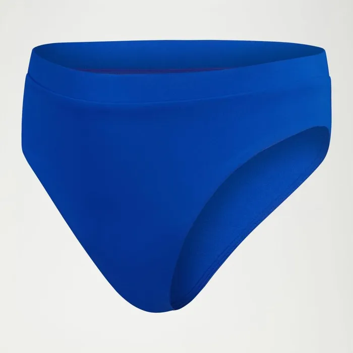 Women Bikinis and Tankinis Speedo FLU3NTE High Waist Bikini Bottom Blue