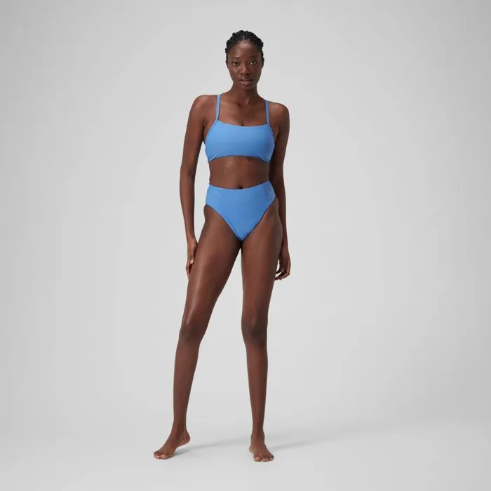 Women Bikinis and Tankinis Speedo Women039s Solid High Waisted Bikini Bottom Blue Women Bikinis and Tankinis Speedo Women039s Solid High Waisted Bikini Bottom Blue
