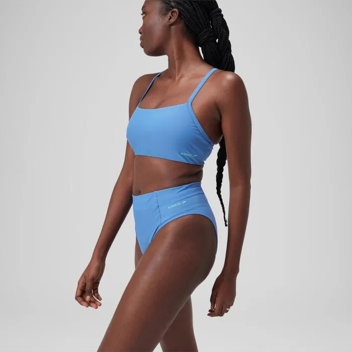 Women Bikinis and Tankinis Speedo Women039s Solid High Waisted Bikini Bottom Blue Women Bikinis and Tankinis Speedo Women039s Solid High Waisted Bikini Bottom Blue
