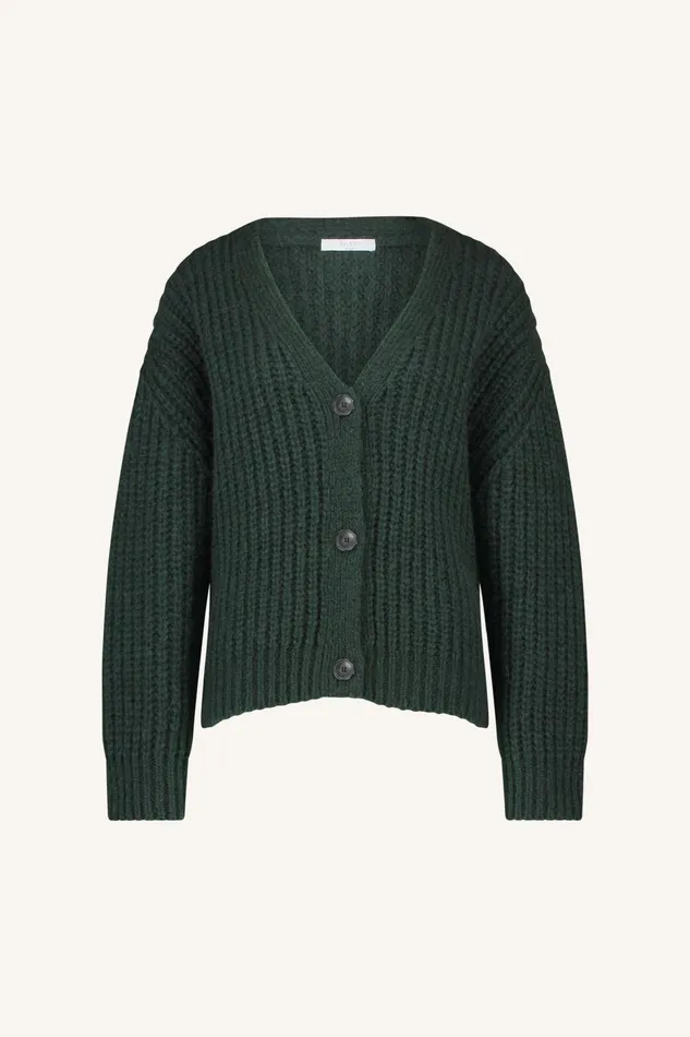 Women Bobbi Cardigan Dark Green Bybar Cardigans