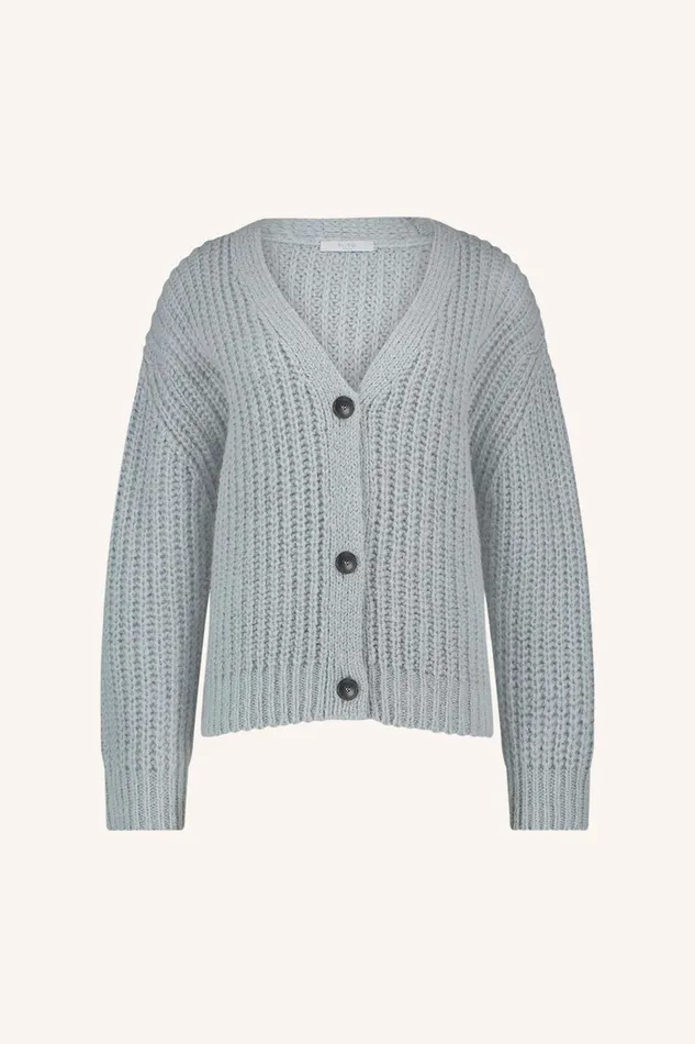 Women Bobbi Cardigan Steel Blue Bybar Cardigans