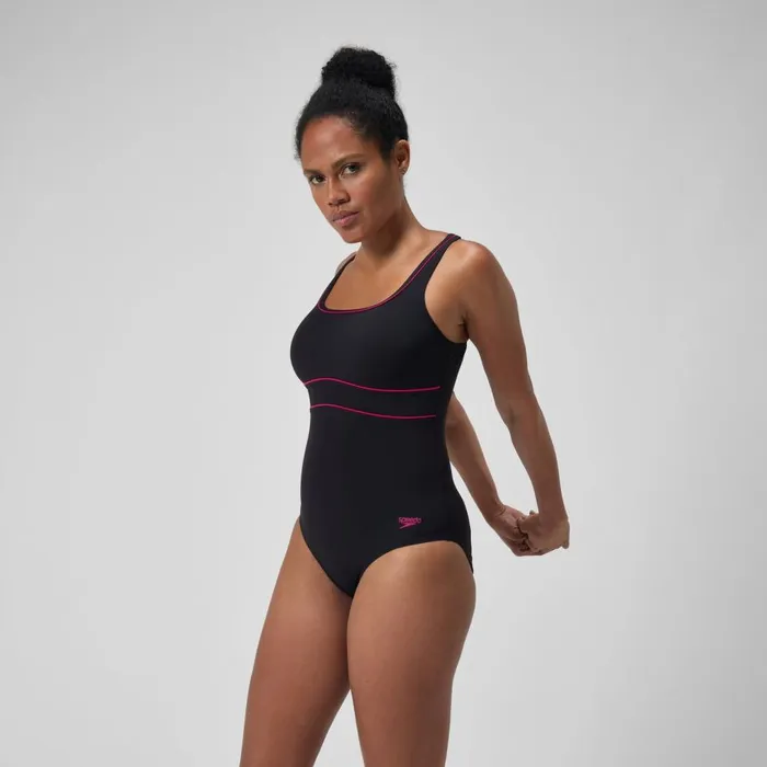 Women BodyShaping Speedo Women039s Shaping Contour Eclipse Swimsuit BlackPurple Women BodyShaping Speedo Women039s Shaping Contour Eclipse Swimsuit BlackPurple
