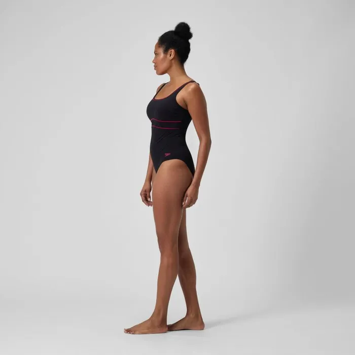 Women BodyShaping Speedo Women039s Shaping Contour Eclipse Swimsuit BlackPurple Women BodyShaping Speedo Women039s Shaping Contour Eclipse Swimsuit BlackPurple