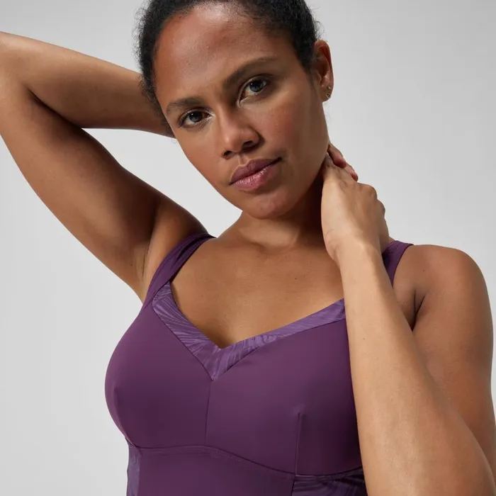 Women BodyShaping Speedo Women039s Shaping Printed LunaElustre Swimsuit Purple Women BodyShaping Speedo Women039s Shaping Printed LunaElustre Swimsuit Purple