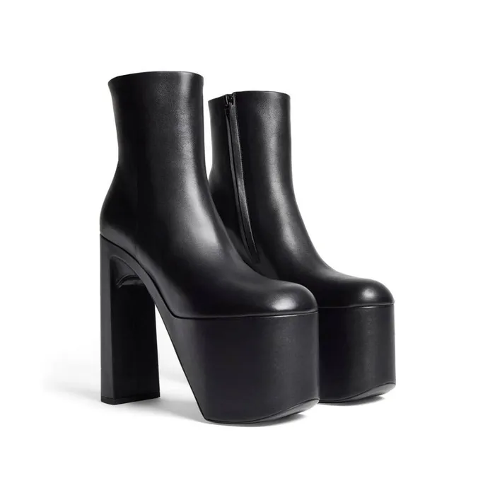 Women Boots and Ankle Boots Balenciaga Camden 160mm Bootie In Black