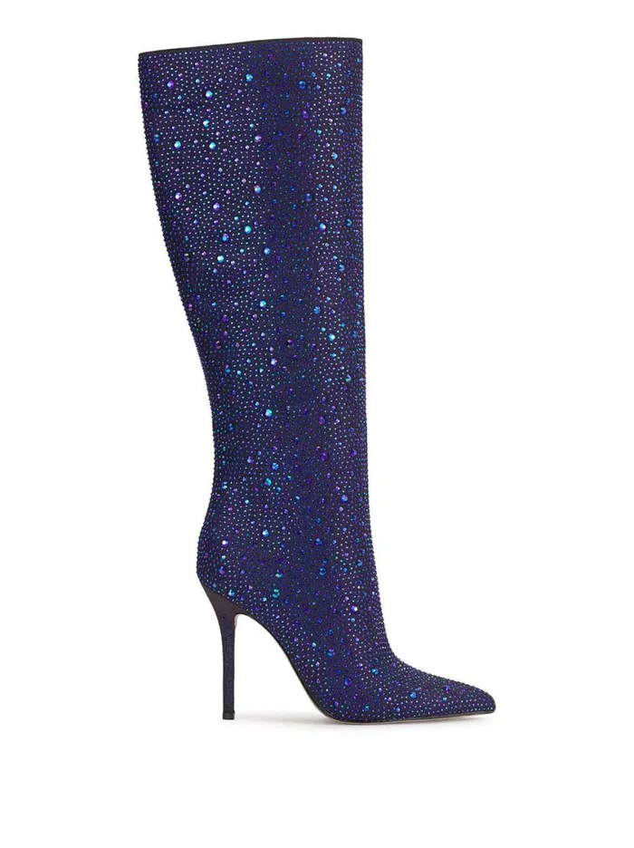 Women Boots and Booties Jessica Simpson Laurel Knee High Boot In Midnight Blue