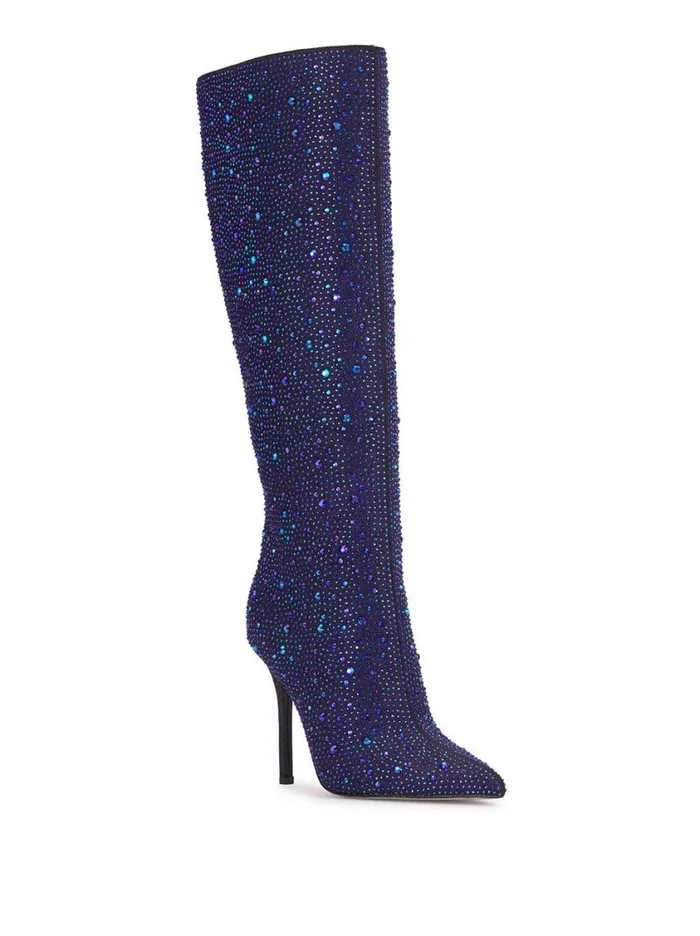 Women Boots and Booties Jessica Simpson Laurel Knee High Boot In Midnight Blue