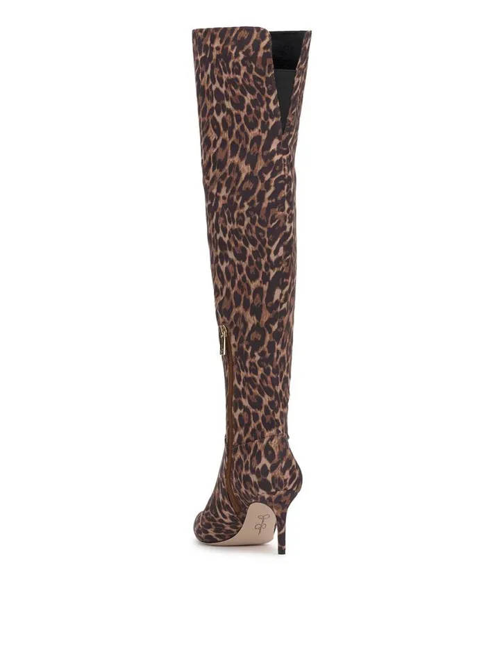 Women Boots and Booties Jessica Simpson Verity Stiletto Boot In Leopard