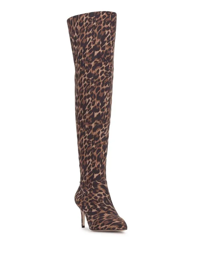 Women Boots and Booties Jessica Simpson Verity Stiletto Boot In Leopard