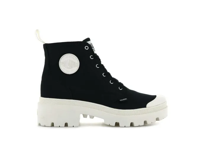 Women Boots PALLADIUM PALLABASE TWILL Black