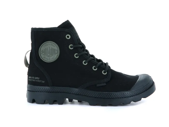Women Boots PALLADIUM PAMPA HI HTG SUPPLY Blackblack