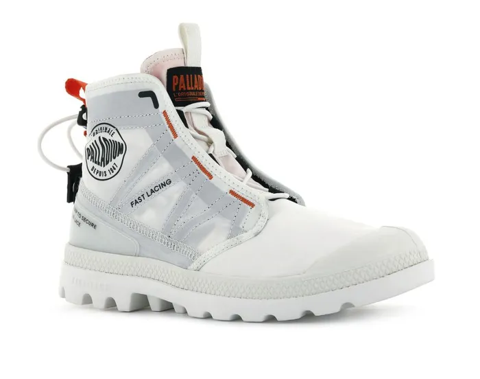 Women Boots PALLADIUM PAMPA TRAVEL LITE Star White Women Boots PALLADIUM PAMPA TRAVEL LITE Star White
