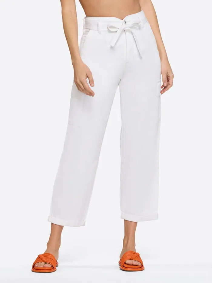 Women Bottoms Jessica Simpson Allie Utility Bottom In White