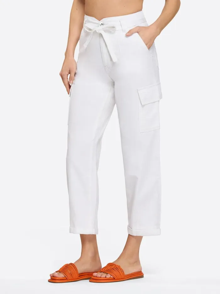 Women Bottoms Jessica Simpson Allie Utility Bottom In White