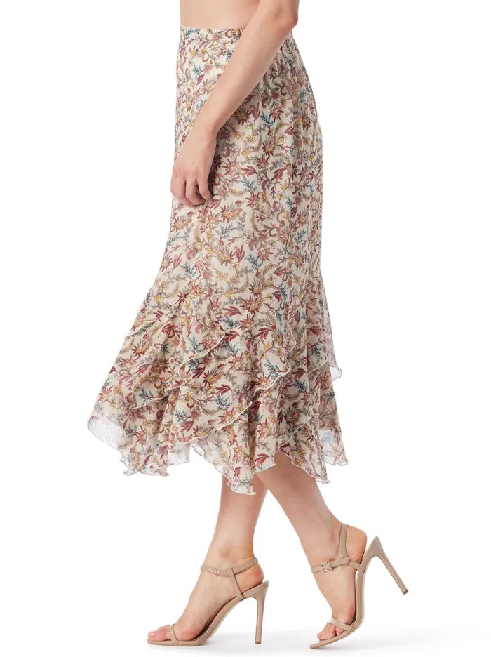 Women Bottoms Jessica Simpson Erie Skirt In Cartoon Florals