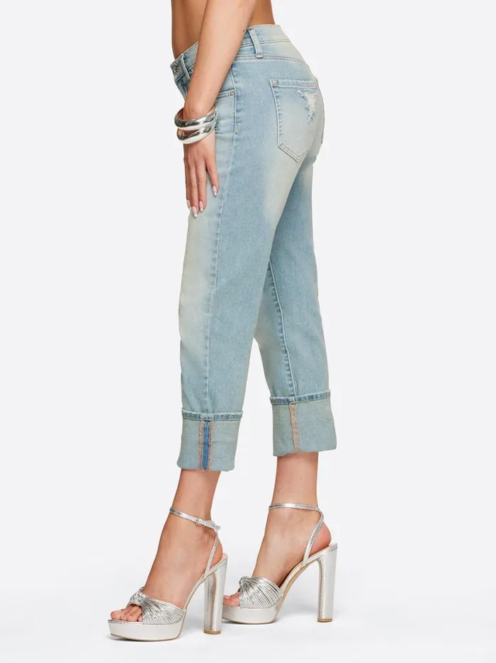 Women Bottoms Jessica Simpson Mika Best Friend Slouchy Skinny In Sightseeing
