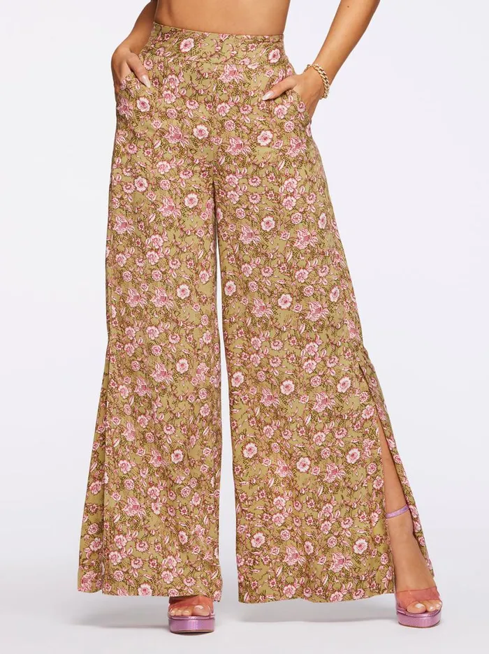 Women Bottoms Jessica Simpson Shaye Pant In Boa Botanical Dots
