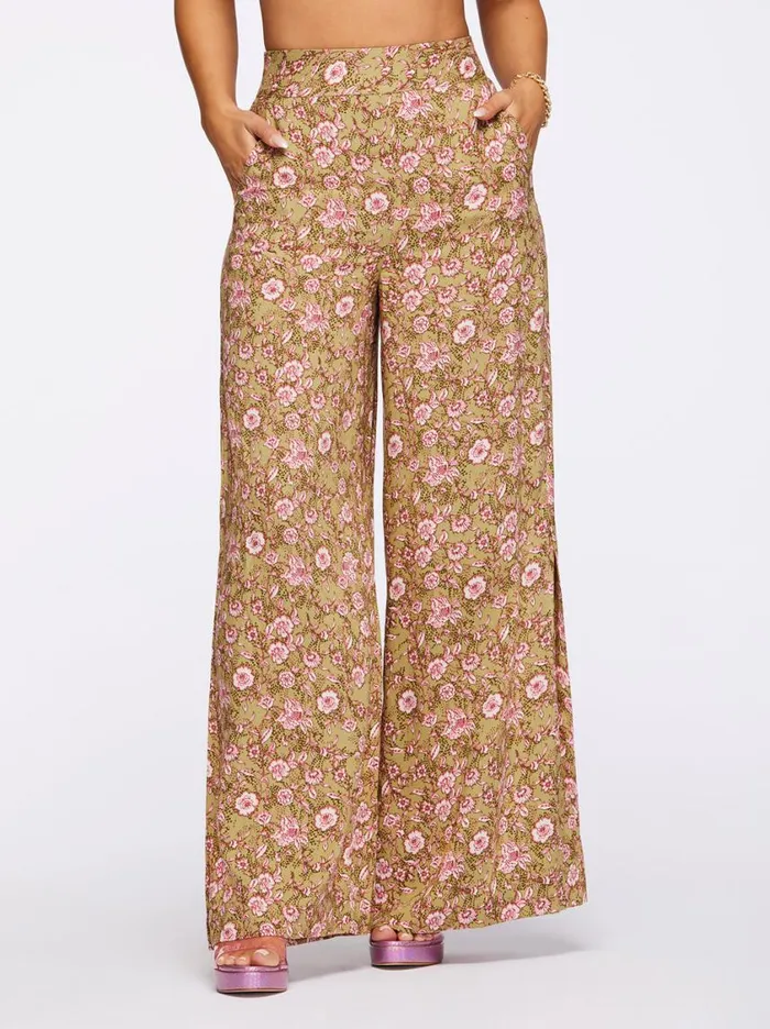 Women Bottoms Jessica Simpson Shaye Pant In Boa Botanical Dots