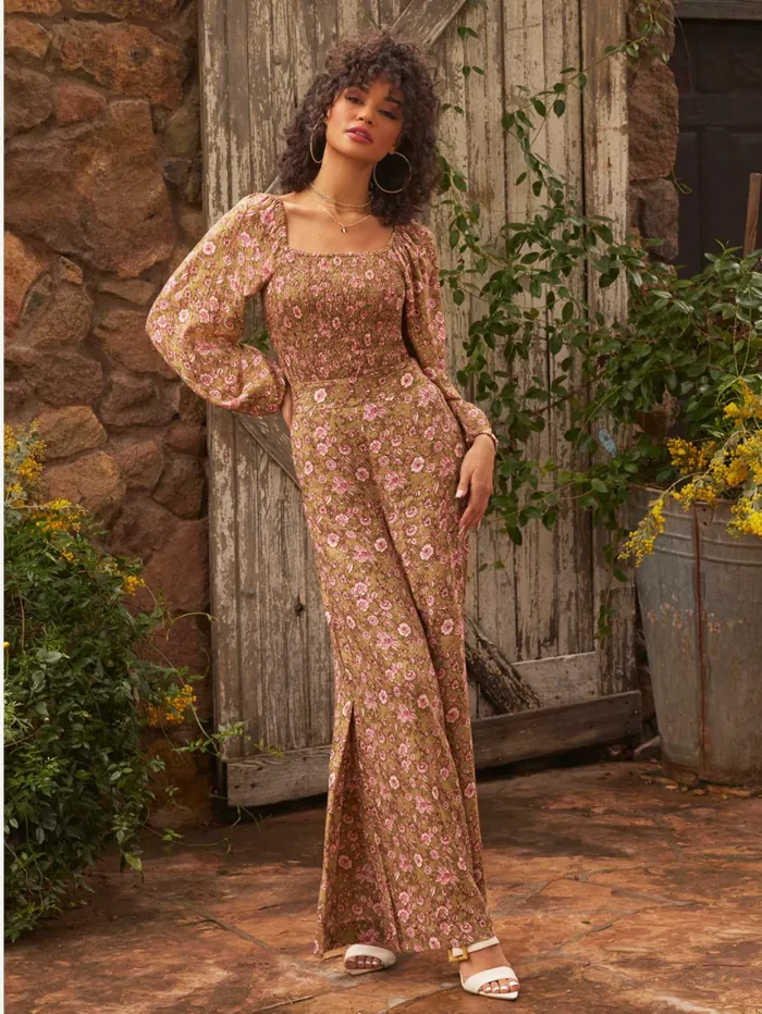 Women Bottoms Jessica Simpson Shaye Pant In Boa Botanical Dots