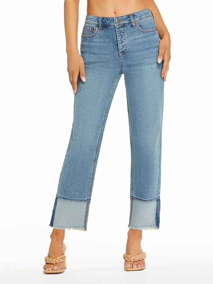 Women Bottoms Jessica Simpson Throwback Straight Jeans In Whirlpool
