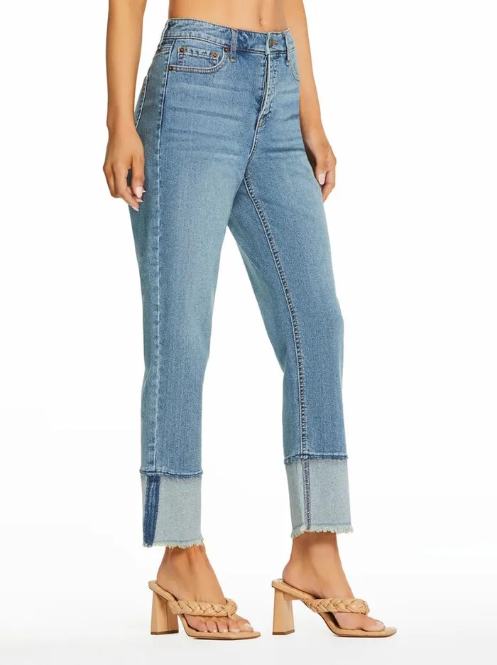 Women Bottoms Jessica Simpson Throwback Straight Jeans In Whirlpool