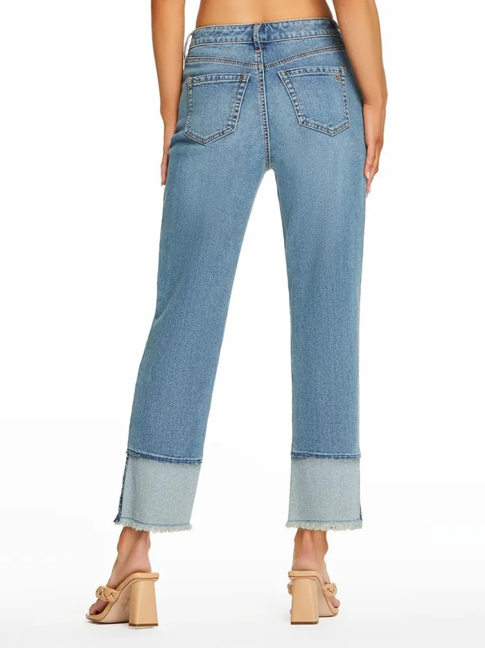 Women Bottoms Jessica Simpson Throwback Straight Jeans In Whirlpool
