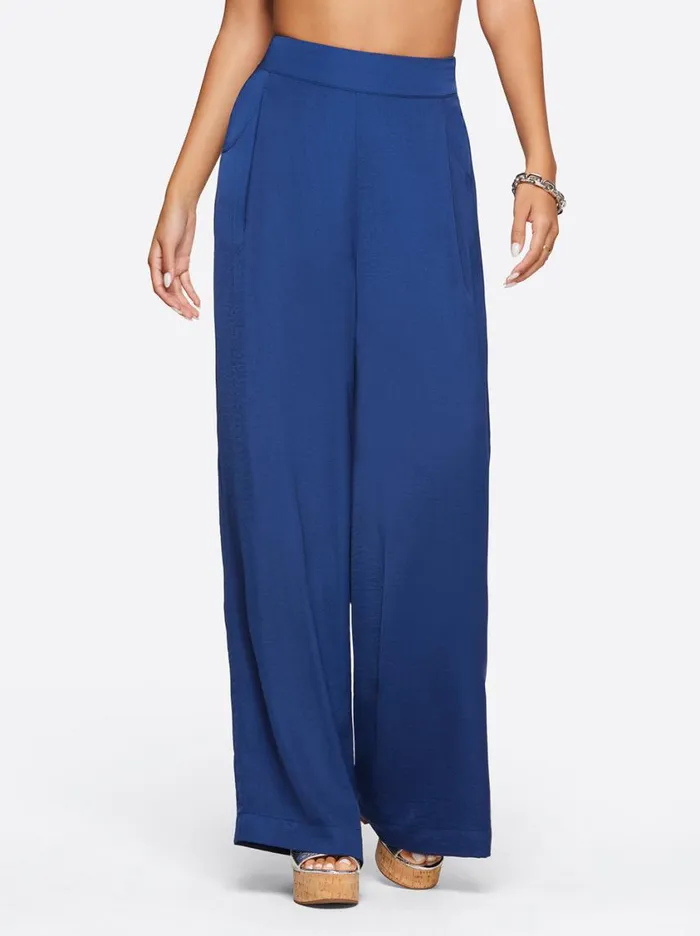Women Bottoms Jessica Simpson Winnie Wide Leg Pants In Medieval Blue
