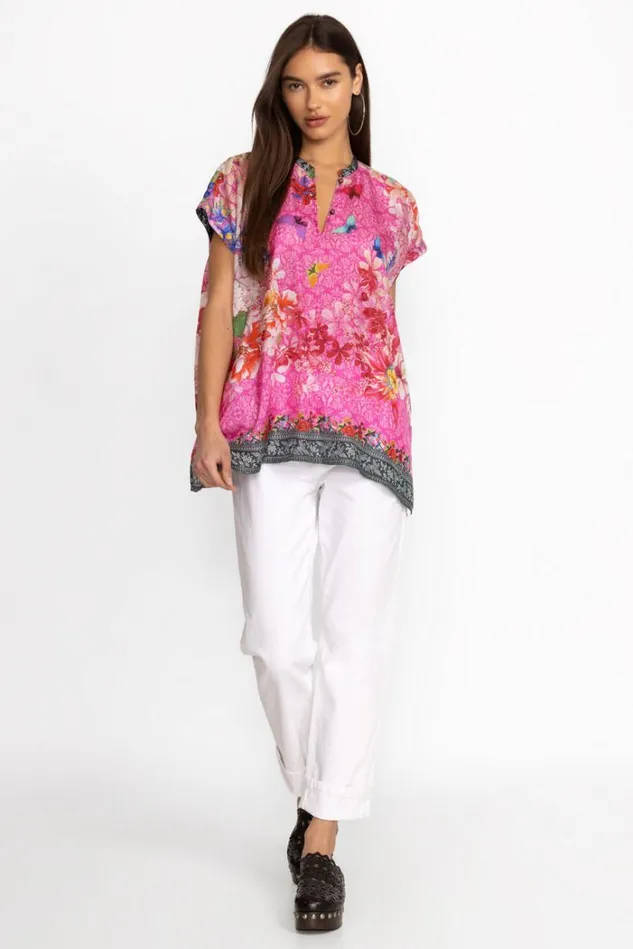 Women BOUQUET FRAME PARADE BLOUSE Frame Johnny Was Tops Women BOUQUET FRAME PARADE BLOUSE Frame Johnny Was Tops