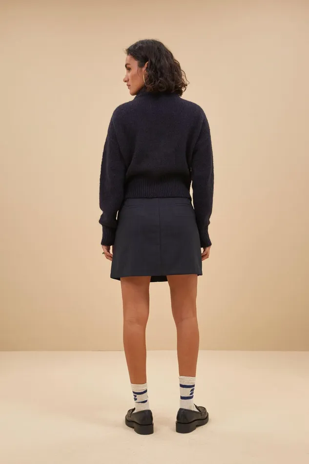 Women Boxy Beau Pullover Midnight Bybar Pullovers