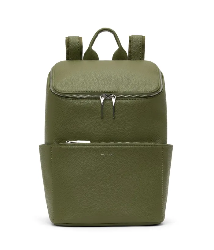 Women Brave Vegan Backpack 8211 Purity Meadow Matt and Nat Diaper Bags