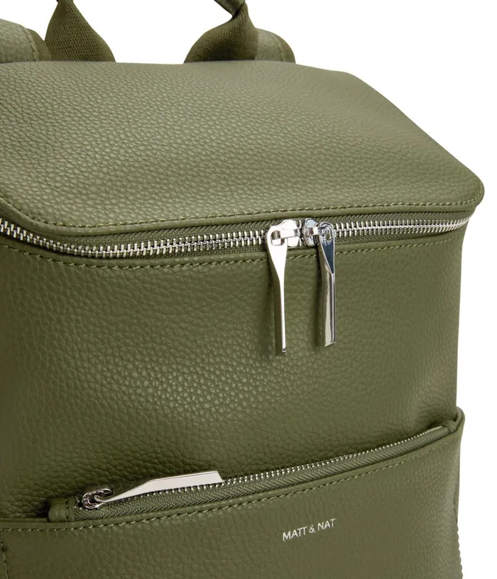 Women Brave Vegan Backpack 8211 Purity Meadow Matt and Nat Diaper Bags