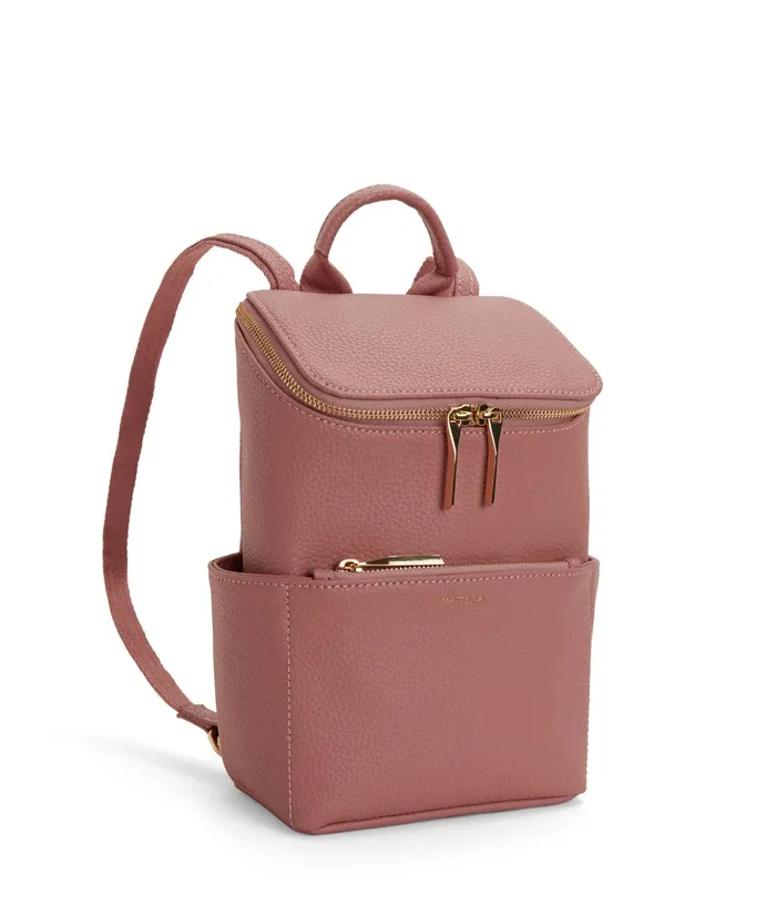 Women Bravesm Small Vegan Backpack 8211 Purity Rose Matt and Nat Backpacks