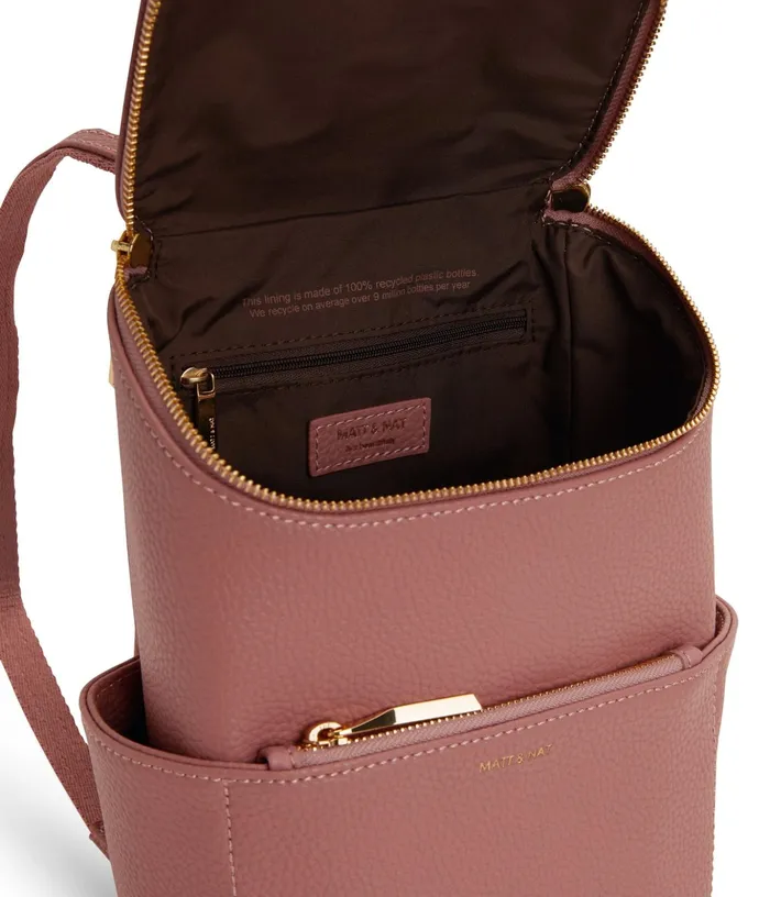 Women Bravesm Small Vegan Backpack 8211 Purity Rose Matt and Nat Backpacks
