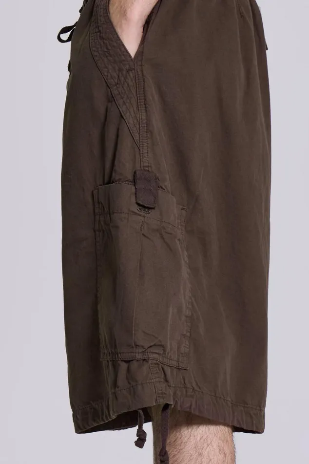 Women Brown Oversized Cargo Shorts Jaded London Shorts and Jorts