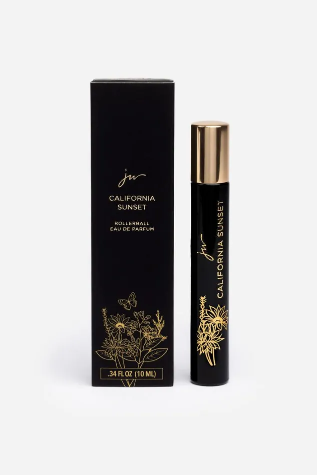 Women CALIFORNIA SUNSET 10mL ROLLERBALL Black Johnny Was Fine Fragrance