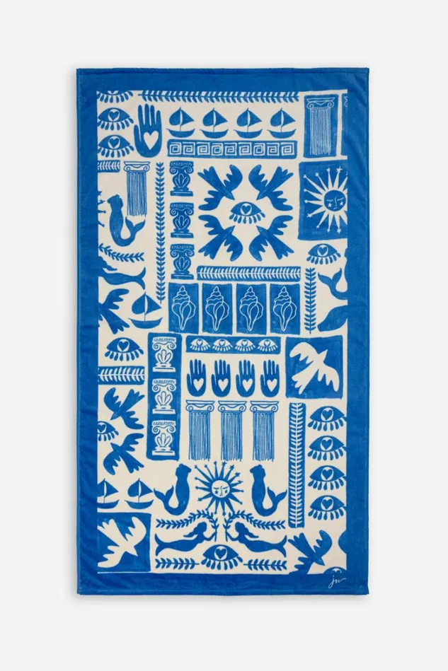 Women CALLIOPE BEACH TOWEL Calliope Johnny Was Swim and Resort