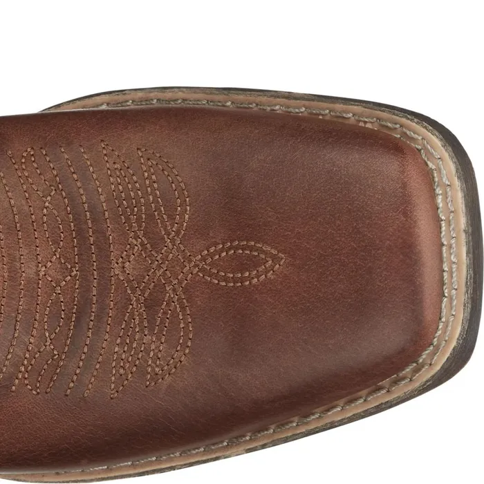 WOMEN Cam 13034 Western Boot Leather Brown Justin Boots Western