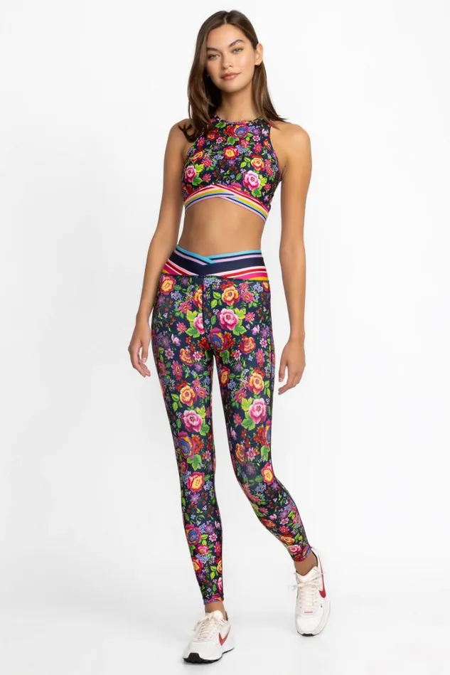 Women Cantero High Waist Criss Cross Legging Cantero Johnny Was Active