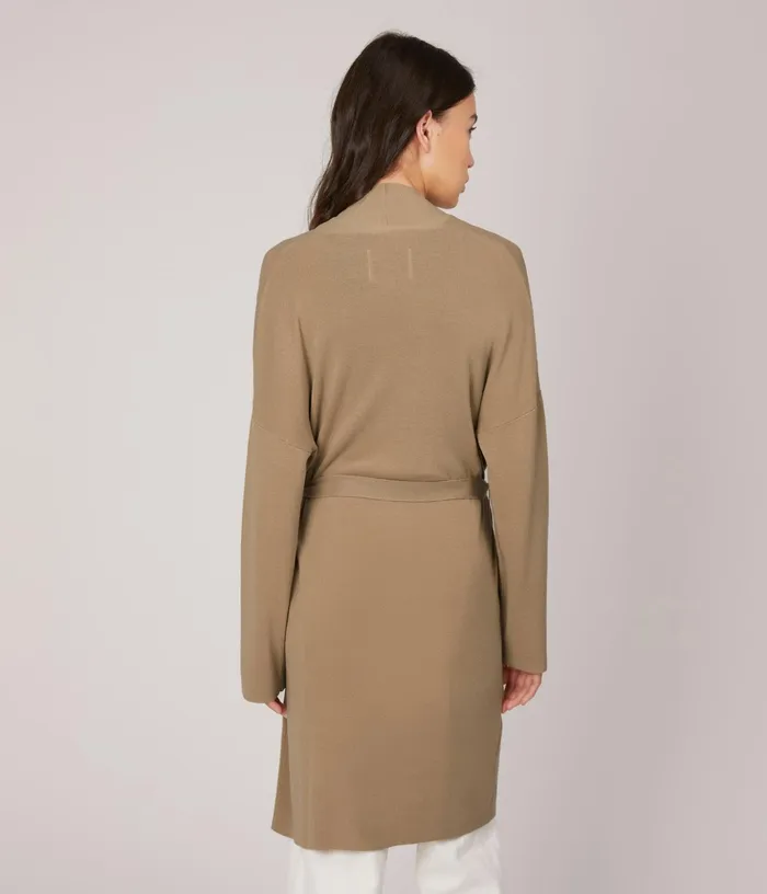Women Carol Long Sleeve Cardigan Tan Matt and Nat Knitwear