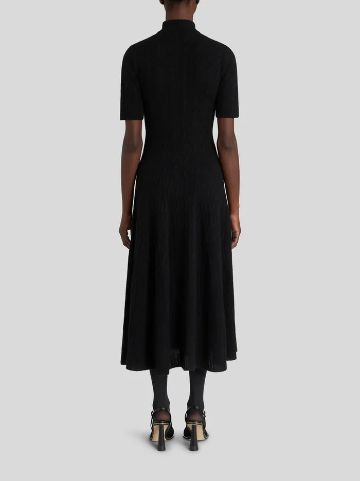 Women Cashmere Polo Dress With Logo Etro Knitwear
