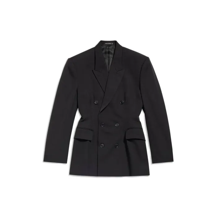 Women Coats and Jackets Balenciaga Cinched Jacket In Black