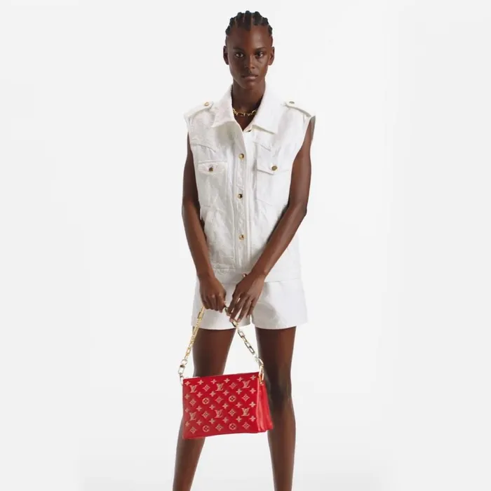 Women Coussin Bag Louis Vuitton Louis Vuitton M22397 Coussin PM Red 8211 Louis Vuitton Handbag Store