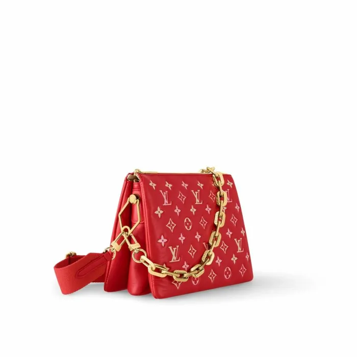 Women Coussin Bag Louis Vuitton Louis Vuitton M22397 Coussin PM Red 8211 Louis Vuitton Handbag Store